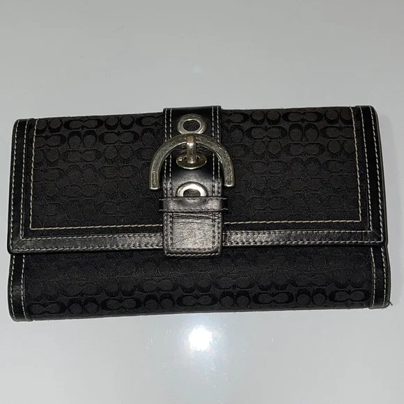 Coach | Bags | Coach Vintage Black Signature C Canvas With  display picture 1